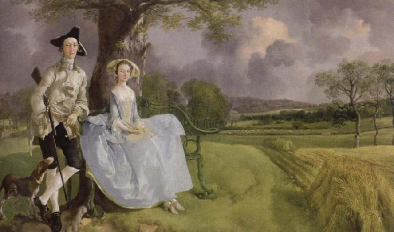 Thomas Gainsborough mr.and mrs.andrews oil painting image